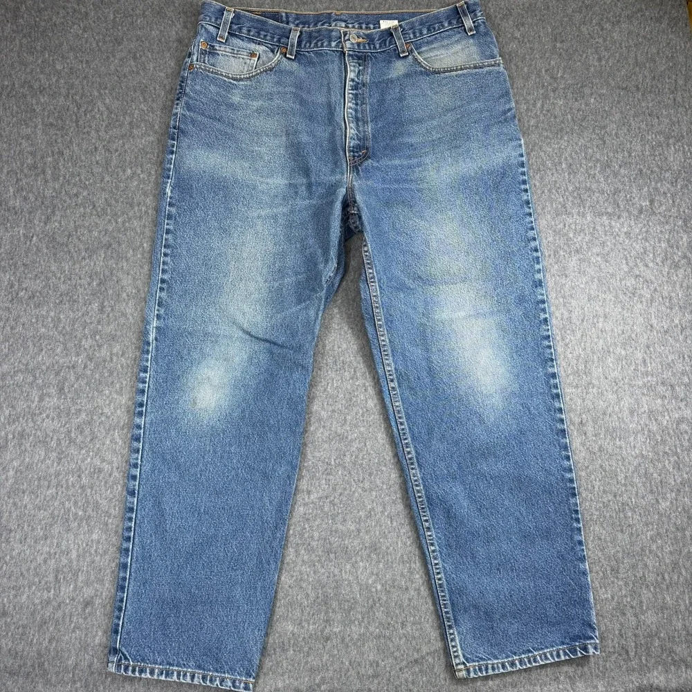 Levi's 550 Jeans Men 40x30 Blue Relaxed Fit Medium Wash Denim USA 2001